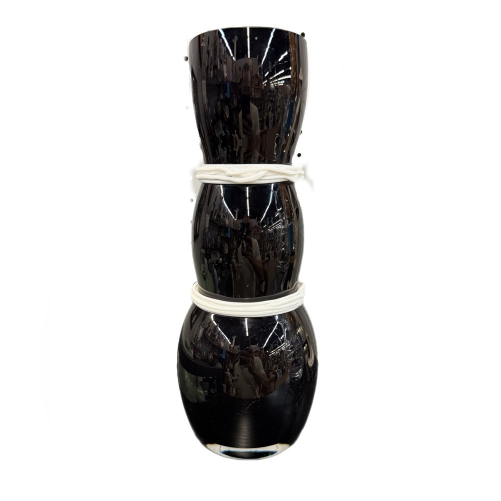 Studio ArtGlass Vase Signed 12in Tall